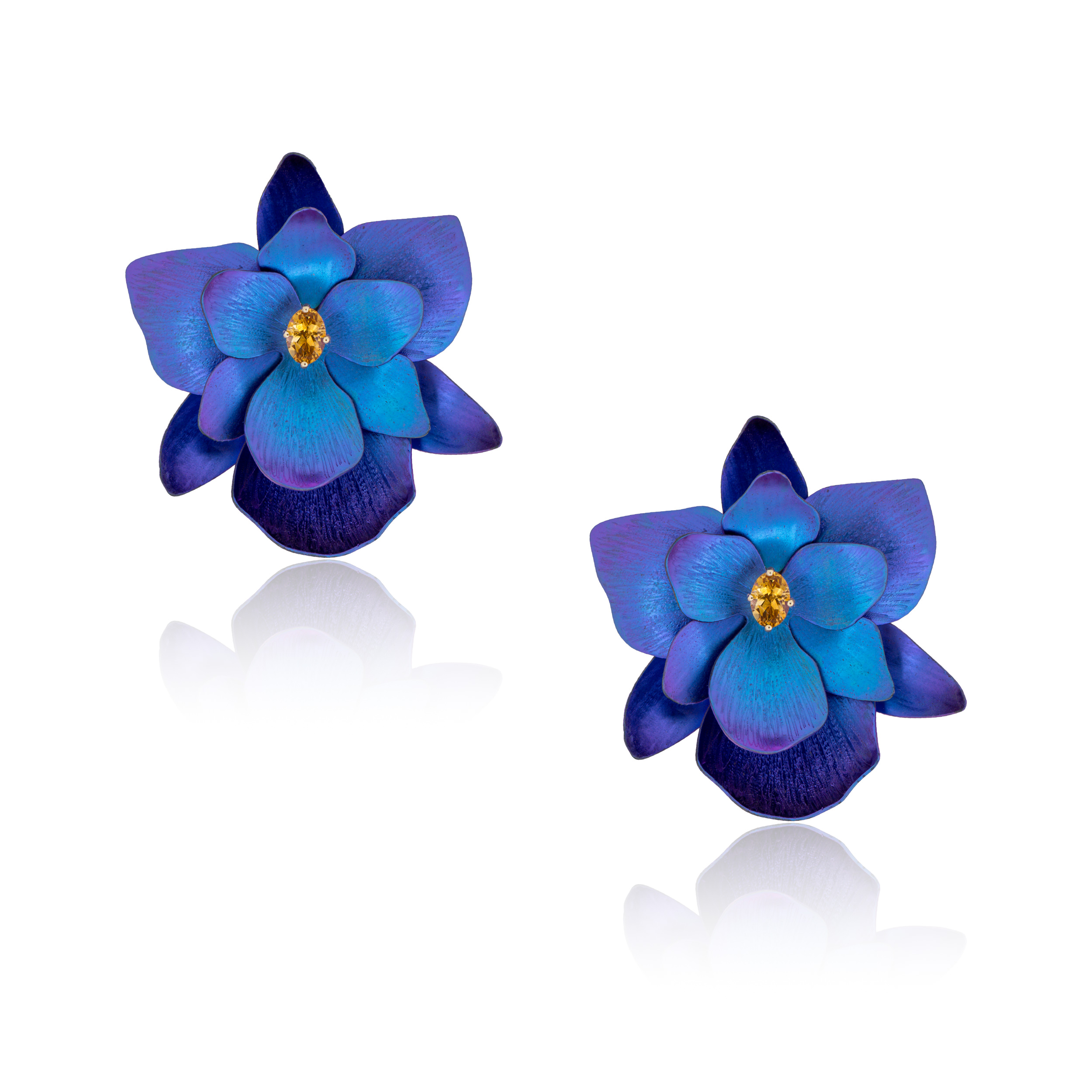 ANASTASIA KESSARIS Dahlia Bouquet Earrings Kessaris